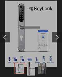 Klamka elektroniczną KeyLock S2B zamek do apartamentów na wkładkę