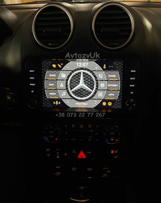 Android 14 Mercedes Benz ML GL W164 X164 W251 2 дин CarPlay Магнитола