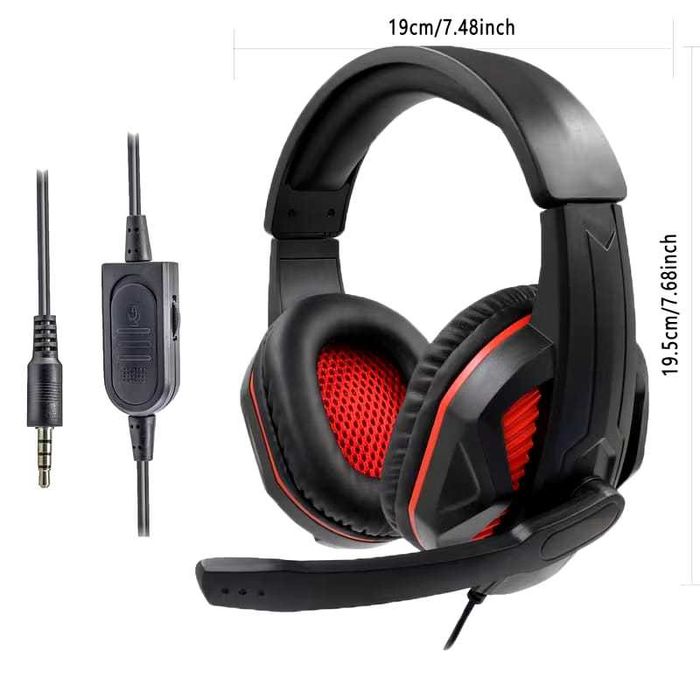 Słuchawki gamingowe przewodowe z mikrofonem – jak nowe, użyte raz