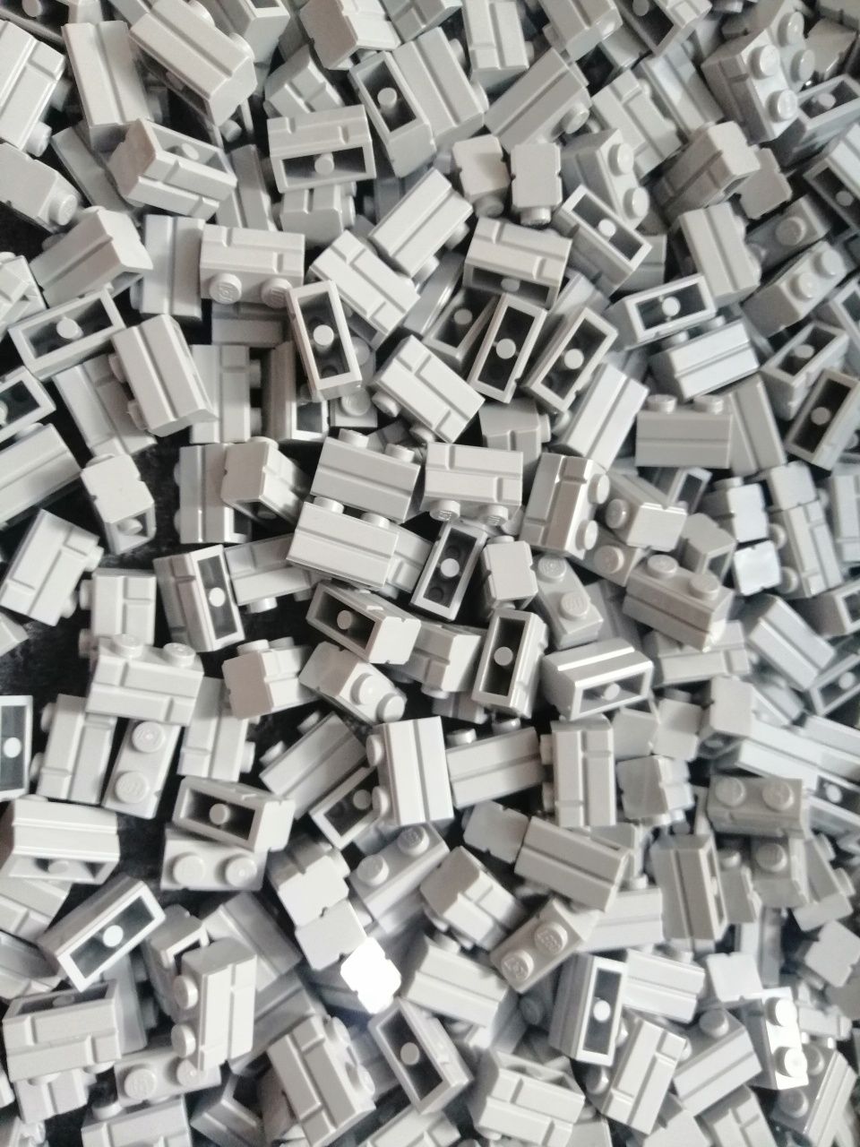 Lego 1x2 MUREK lb bluish gray SZARE  100szt dostępne 500szt