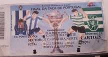 Ingresso - Final Taça de Portugal Porto-Sporting Ano 2000