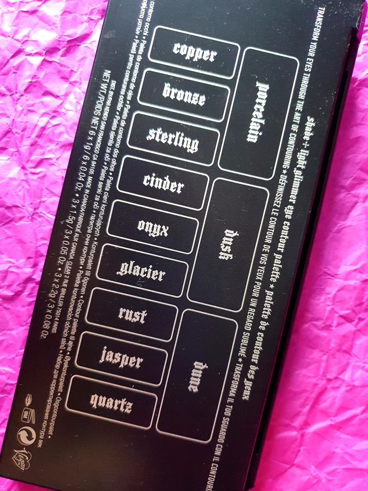 KVD shade light glimmer Nowa Eye paleta