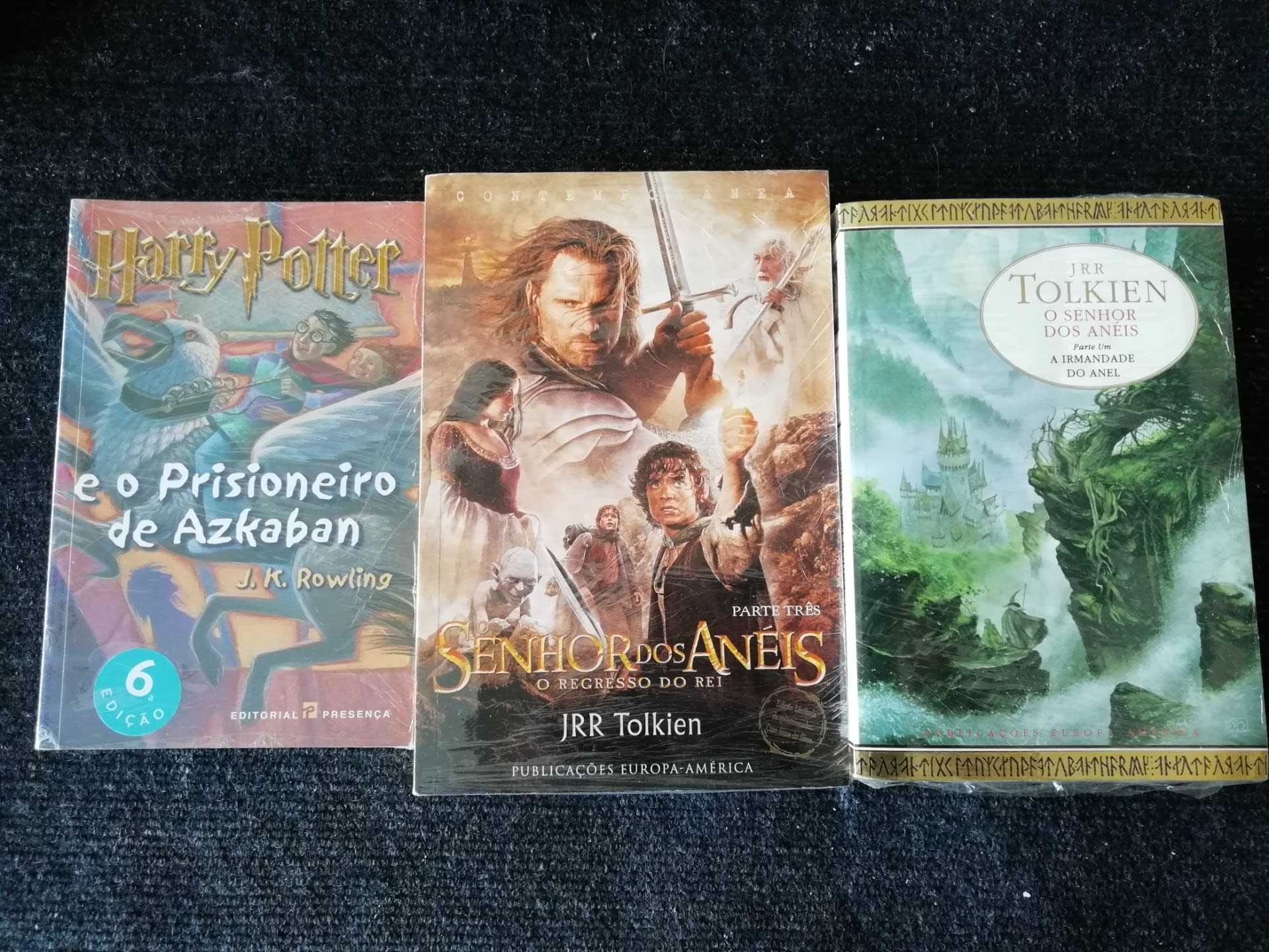 6 Livros Originais Harry Potter Dois Deles Versão Inglesa