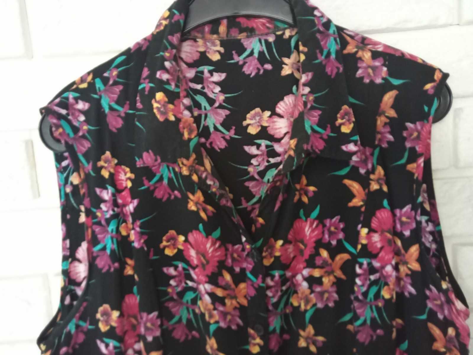 sukienka w kwiatki -XL-2XL