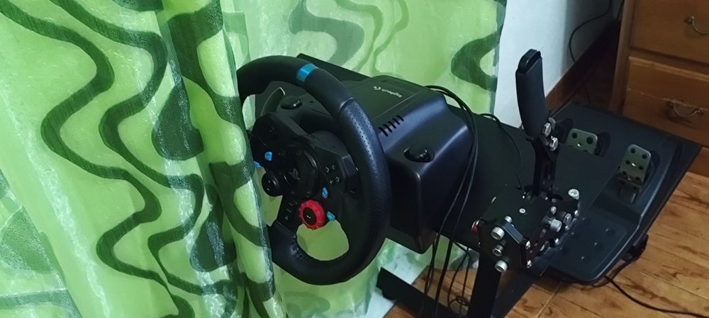 Volante G29 Com base e travão de mão