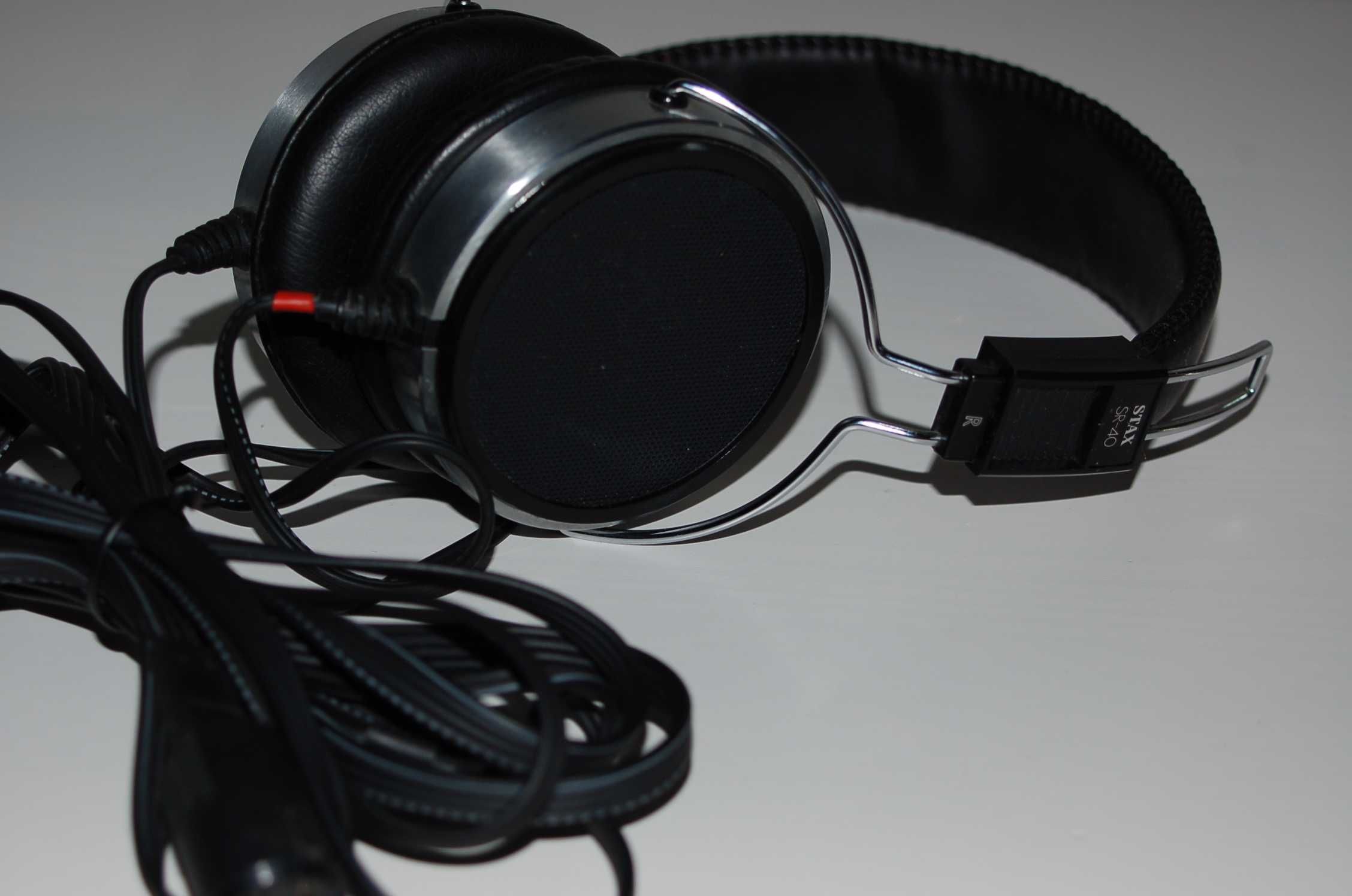 Słuchawki STAX SR-40 i adapter SRD-4