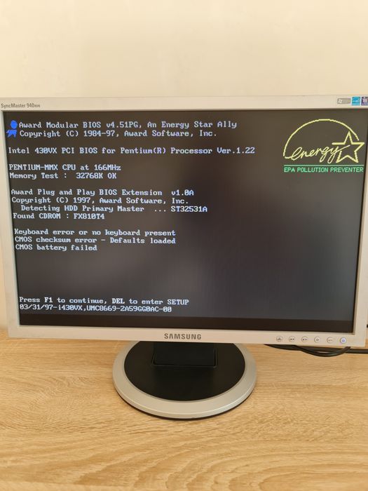 Персональный компьютер солярис 1997г