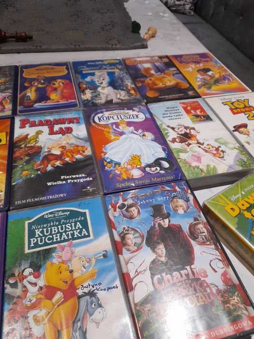 Duży zestaw kasety vhs Disney i Hanna Barbera