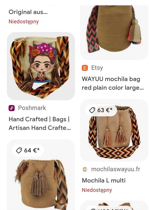 Torba  damska na ramię styl Boho