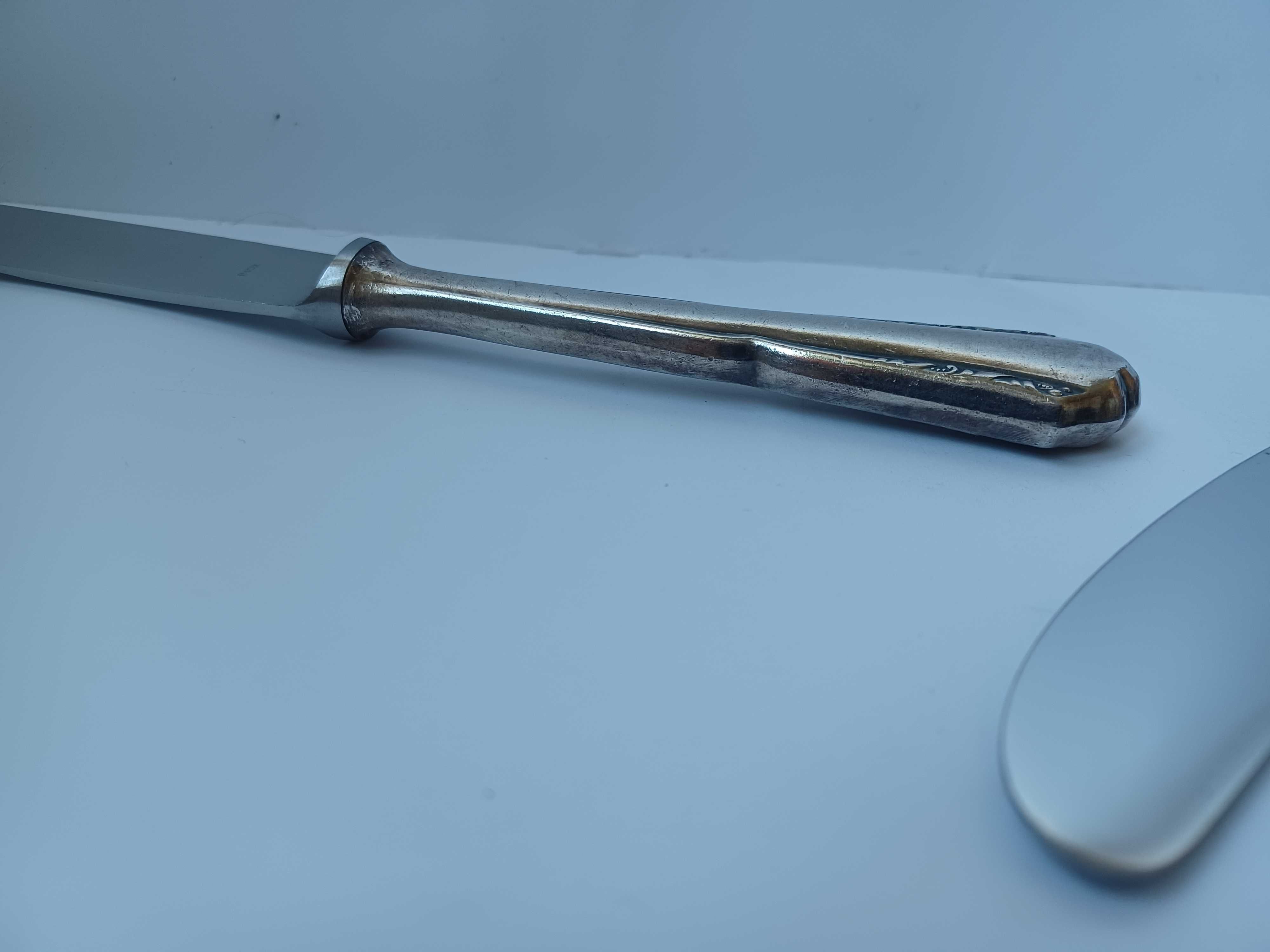 Набір кухонних ножів, INOX, Італія, нержавійка, посріблені ручки.