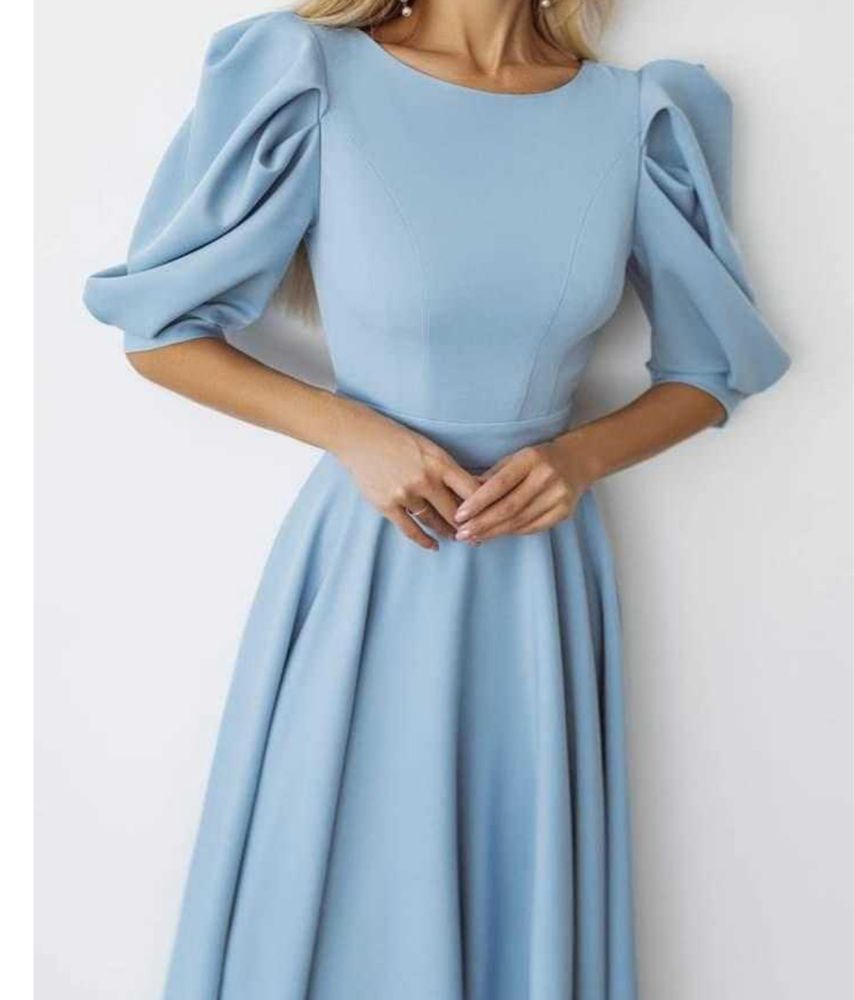 Sukienka Martina niebieska 36 S B’cotton