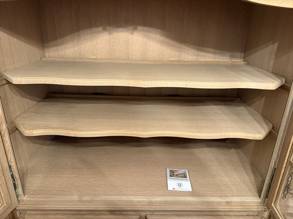 komplet dębowy  kredens komoda Witryna  stol