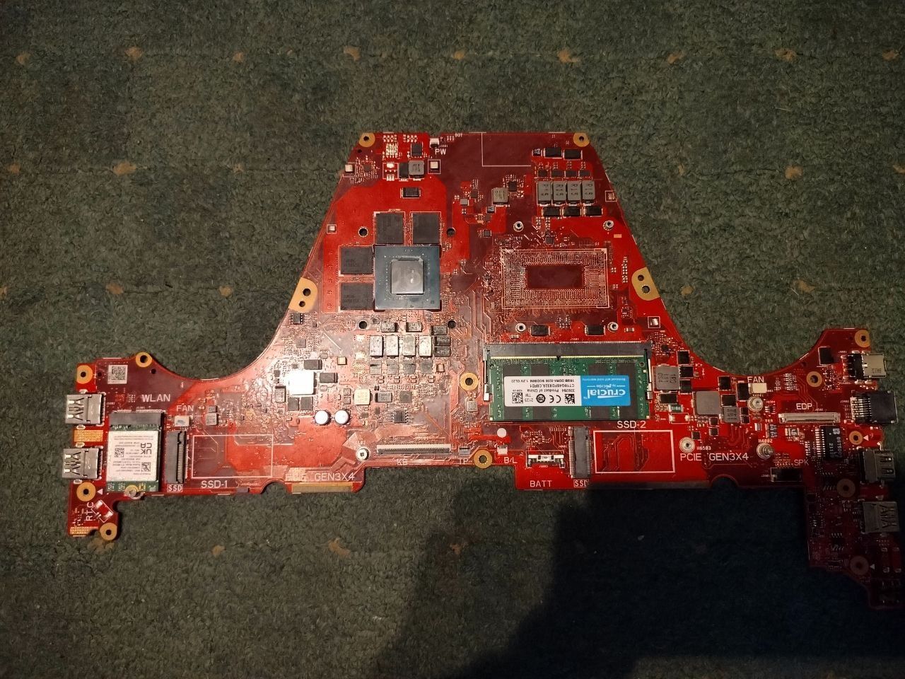 Asus TUF Dash FX516P (не рабочий)