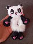Nowa gumka do włosów panda
