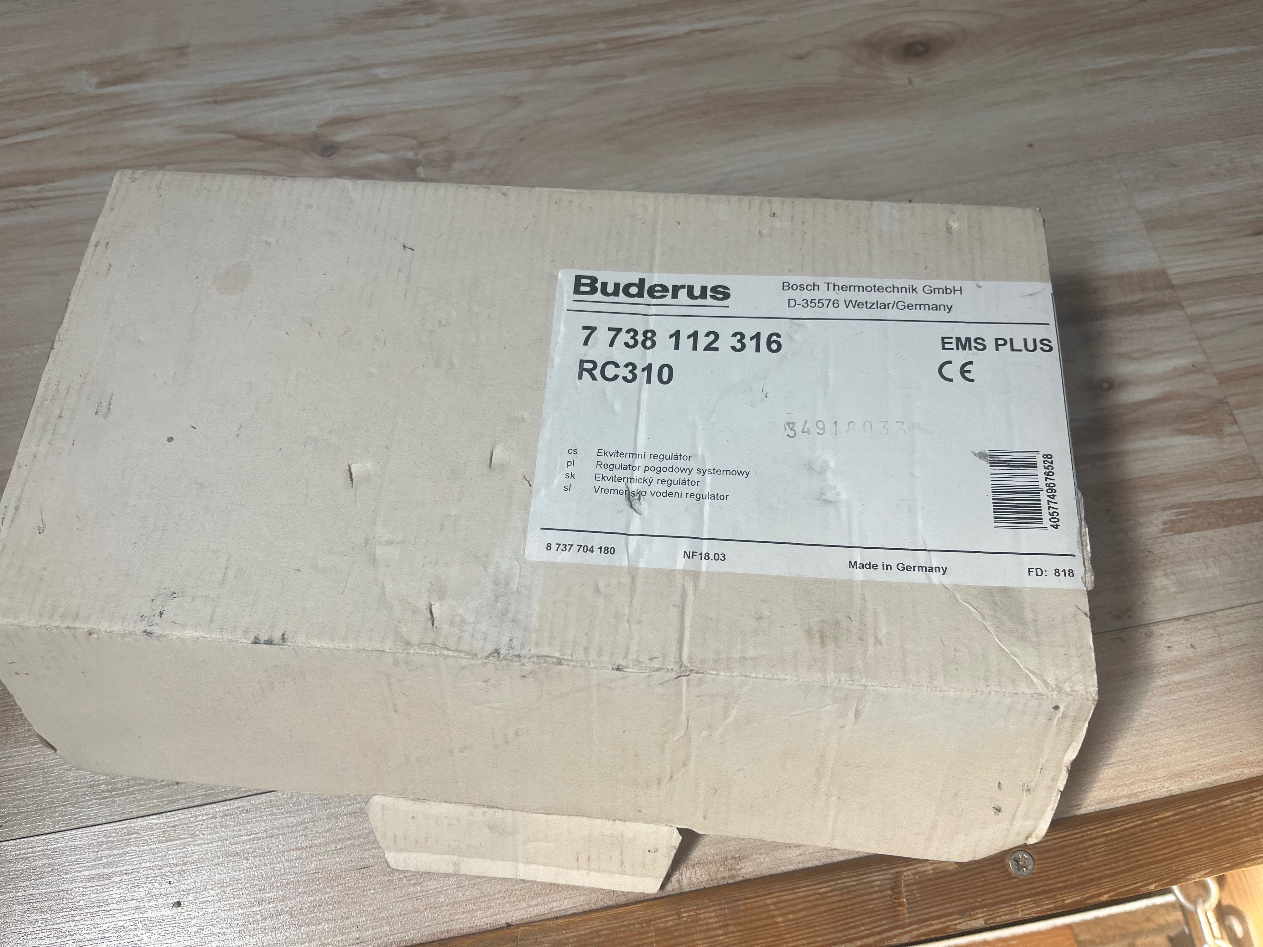 Sterownik z czujnikiem pogodowym Buderus RC310 nowy