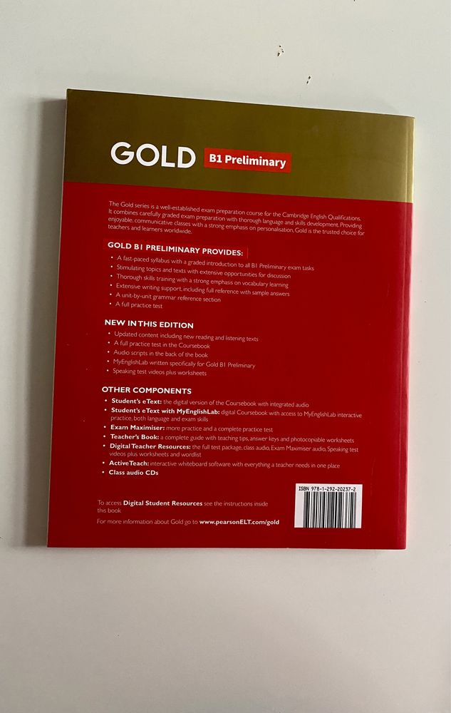 Gold B1 || Coursebook