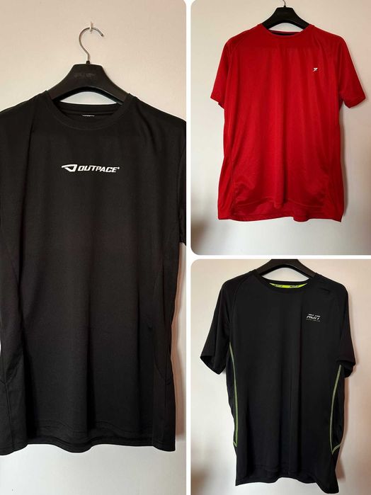 Lote de 3 T-shirts de Desporto Respiráveis