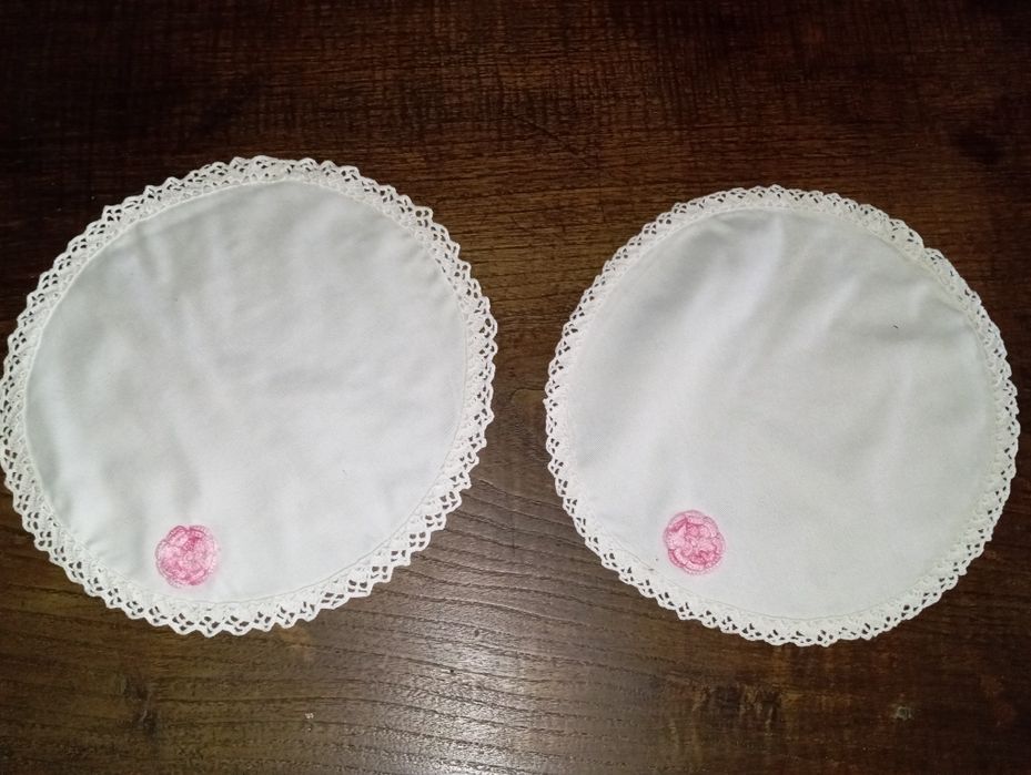 Conjunto Naperons Rendados Artesanais Vintage