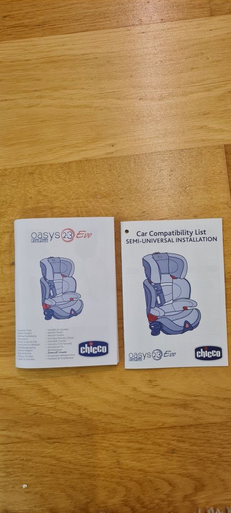 Fotelik samochodowy Oasys 2-3 Evo Fix Plus