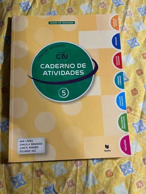 Cad. Atividades + Dossier Professor - C. Nat. - 5º Ano - "Missão CN 5"