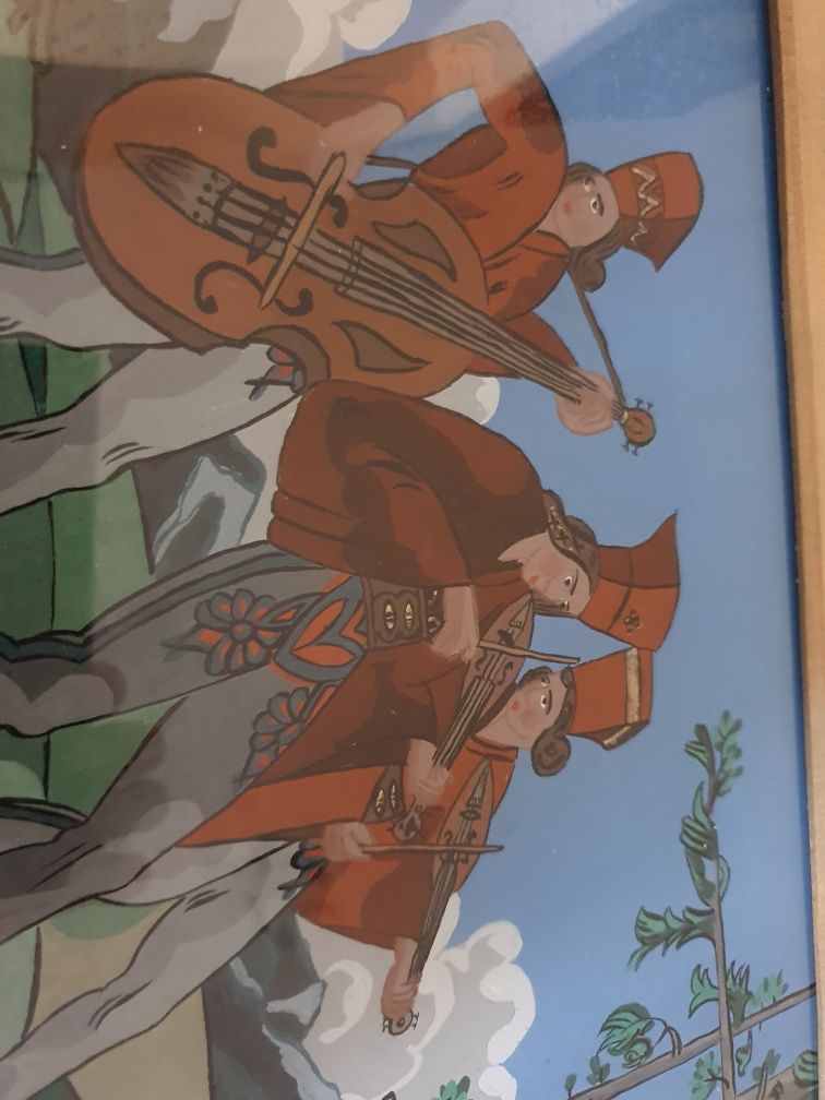 Obraz ludowy na szkle Janina Czech