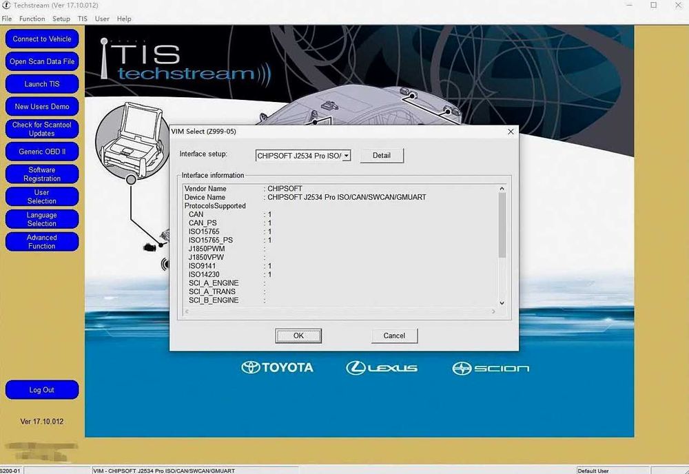 Chipsoft J2534Pro диагностика и программирование Renault и других авто