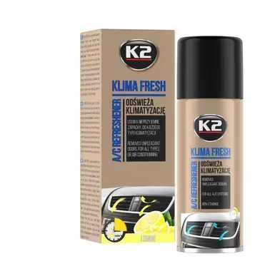 K2 KLIMA FRESH LEMON 150 ML K222 odświeżacz klimatyzacji odgrzybiacz