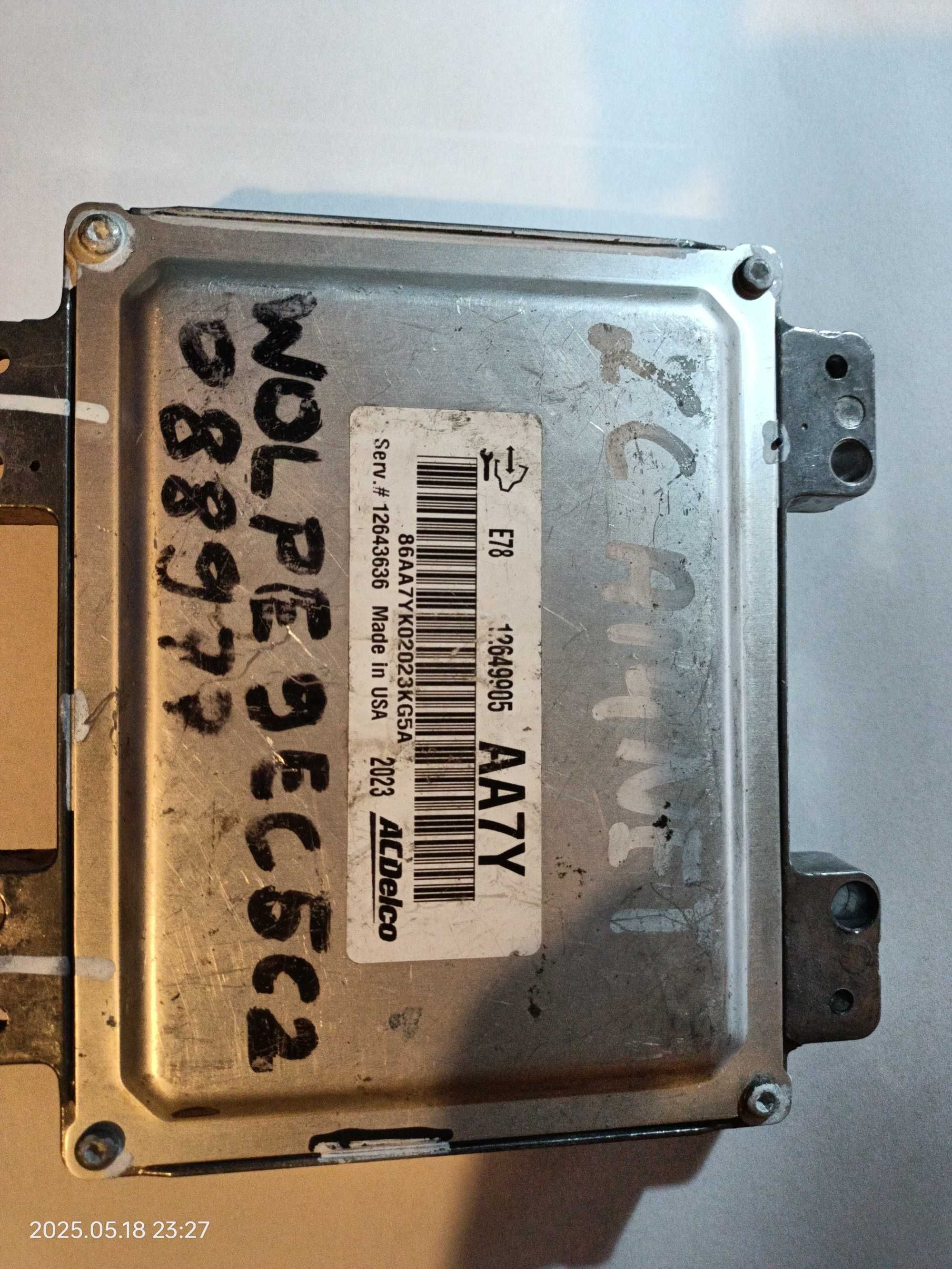 Sterownik silnika Opel Mokk   AA7Y  ACDelco