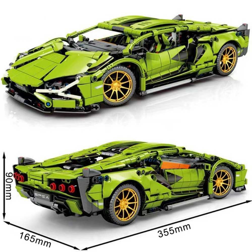 Lamborghini Sian 1:14 Oryginalny BOX 1280pcs+ Car Auto Fura