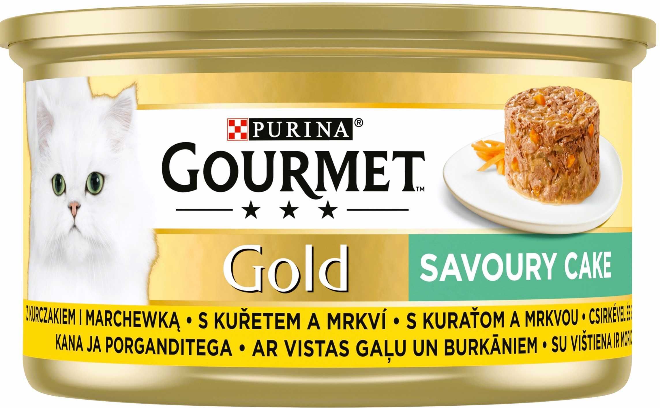 Purina Gourmet Gold Kurczak Marchew dla kota 12x 85g