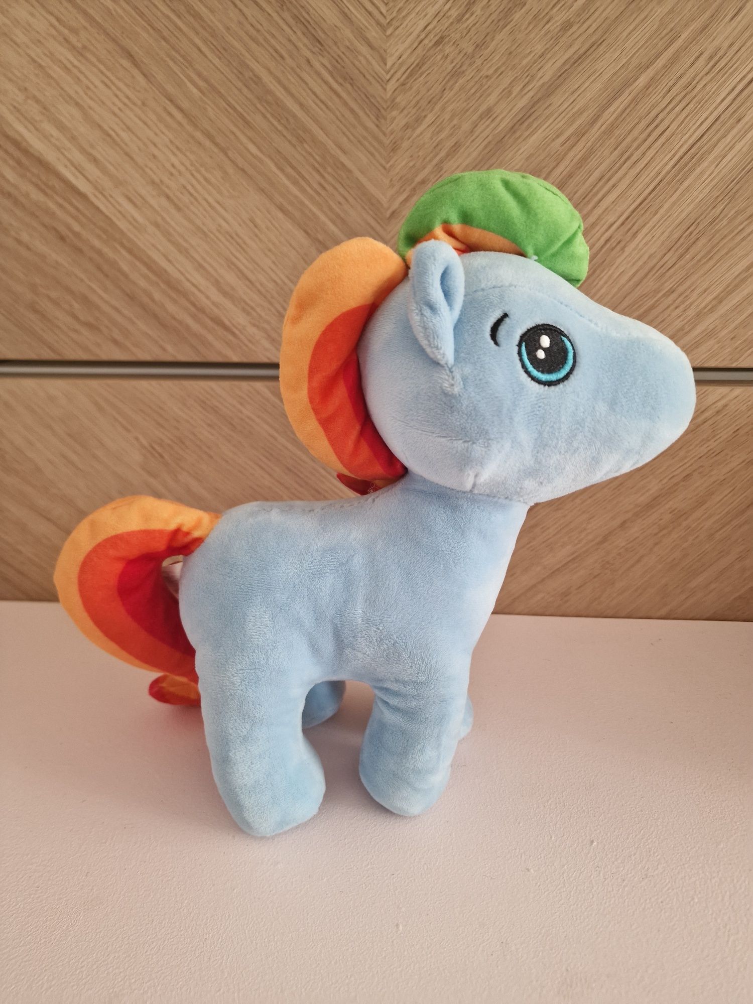 Pluszak zabawka maskotka KUCYK PONY niebieski 27 cm Playtive