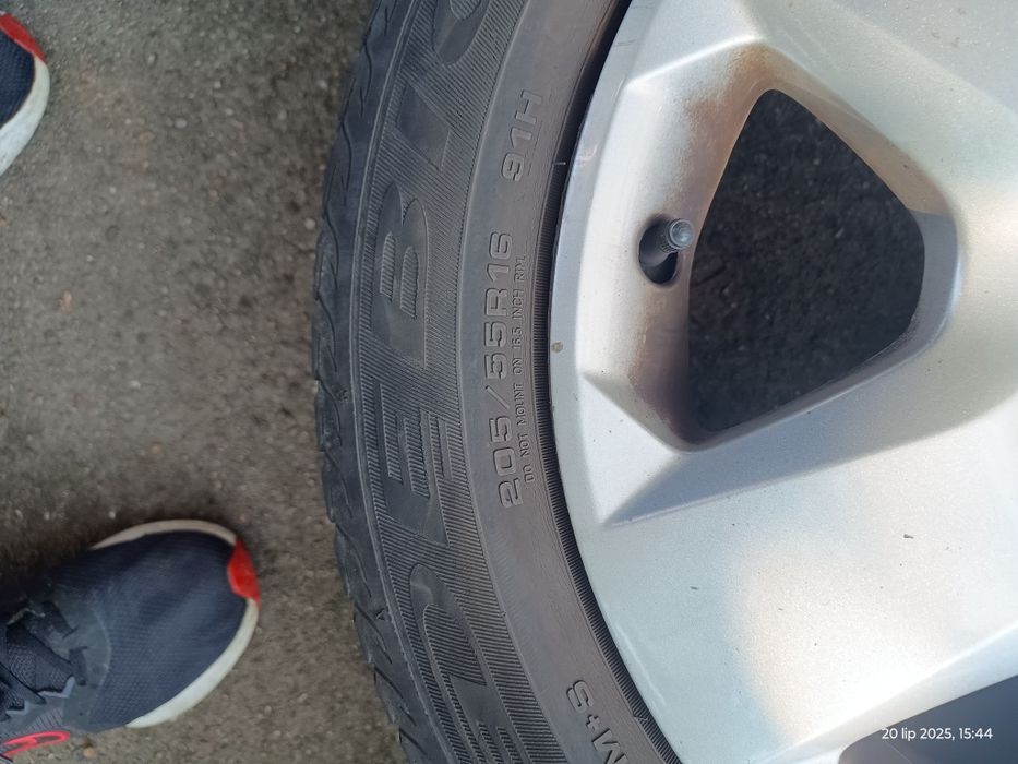 Koła 205/55 R16 do Opla opony zima 6-7 mm