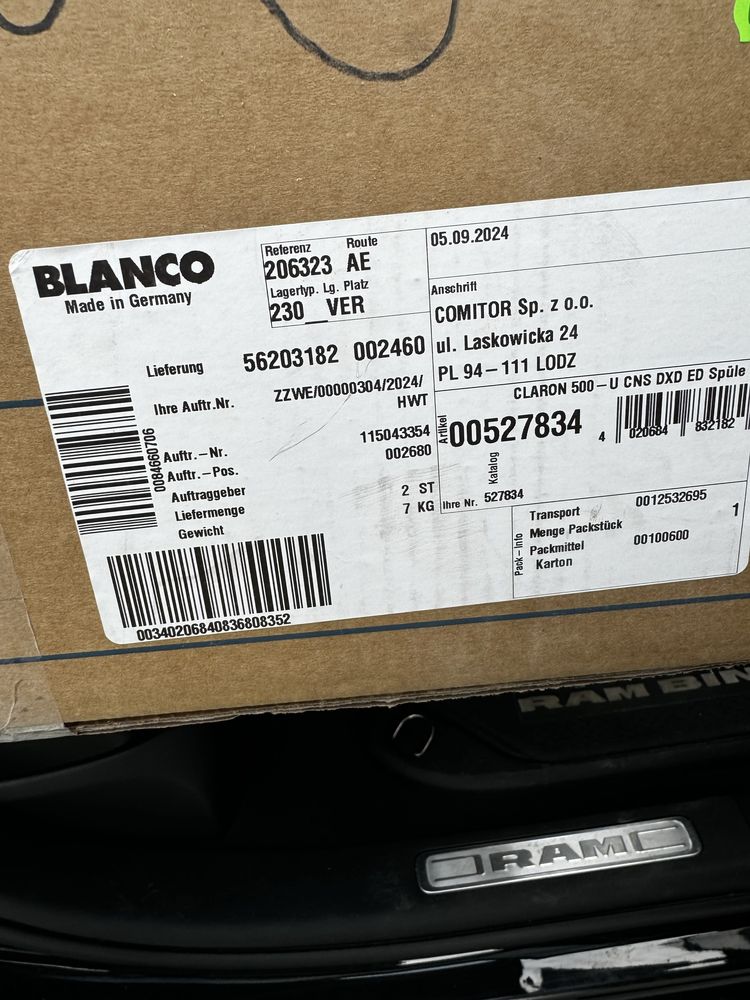 Zlewozmywak BLANCO CLARON 500-U stal Dark Steel Edition, InFino