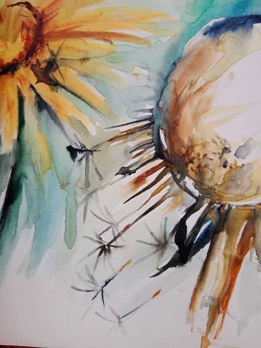 Magia akwareli - dmuchawce