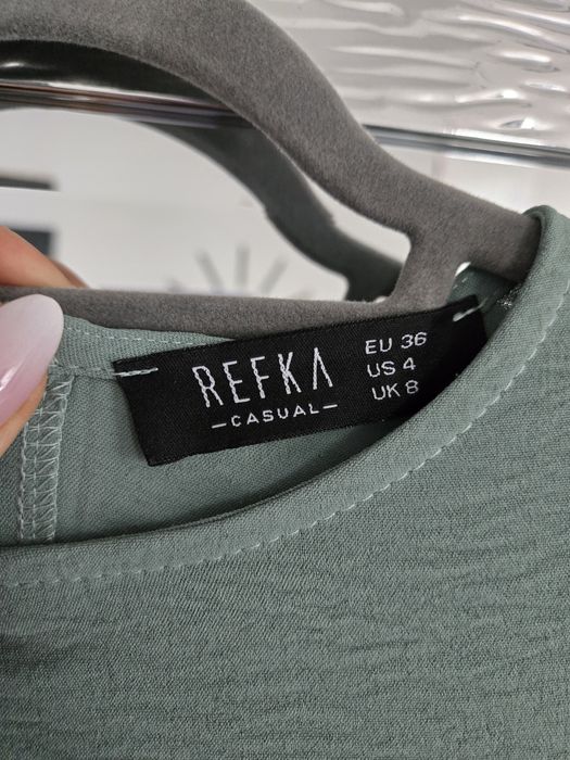 Sukienka maxi boho Refka Casual 36 38 wiązana lejaca