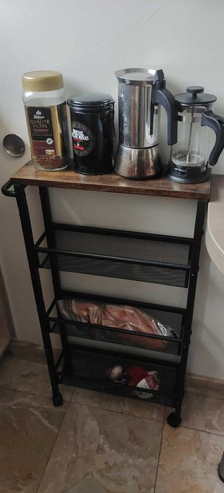 Półki akcesoria do łazienki z poziomami czarny przechowywanie