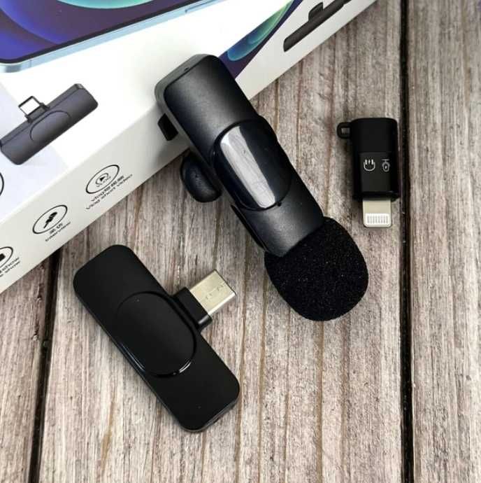 Мікрофон бездротовий петличний Wireless Microphone K8