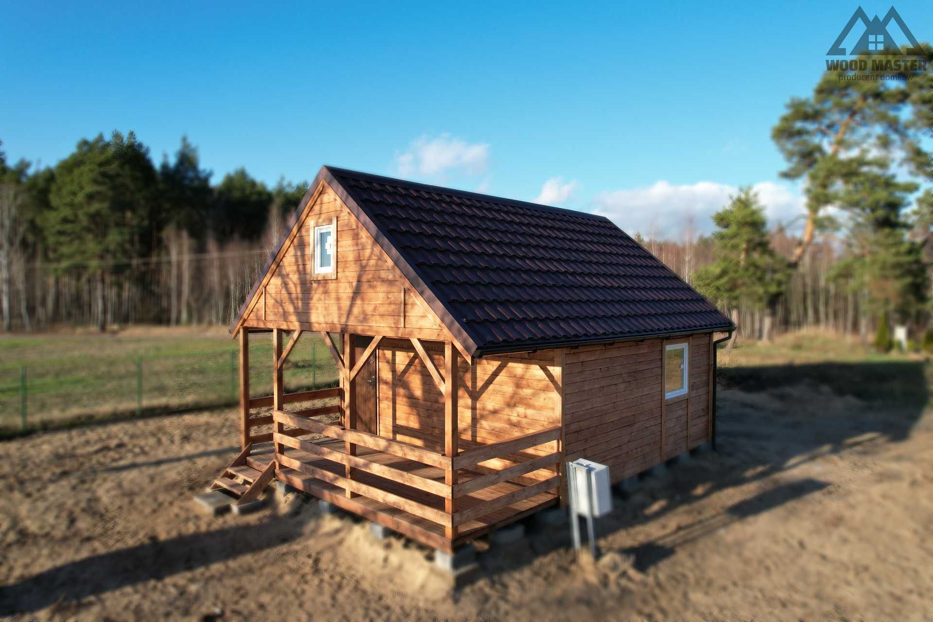 Domek letniskowy 25m2 + 10m2 taras. Na zgłoszenie,