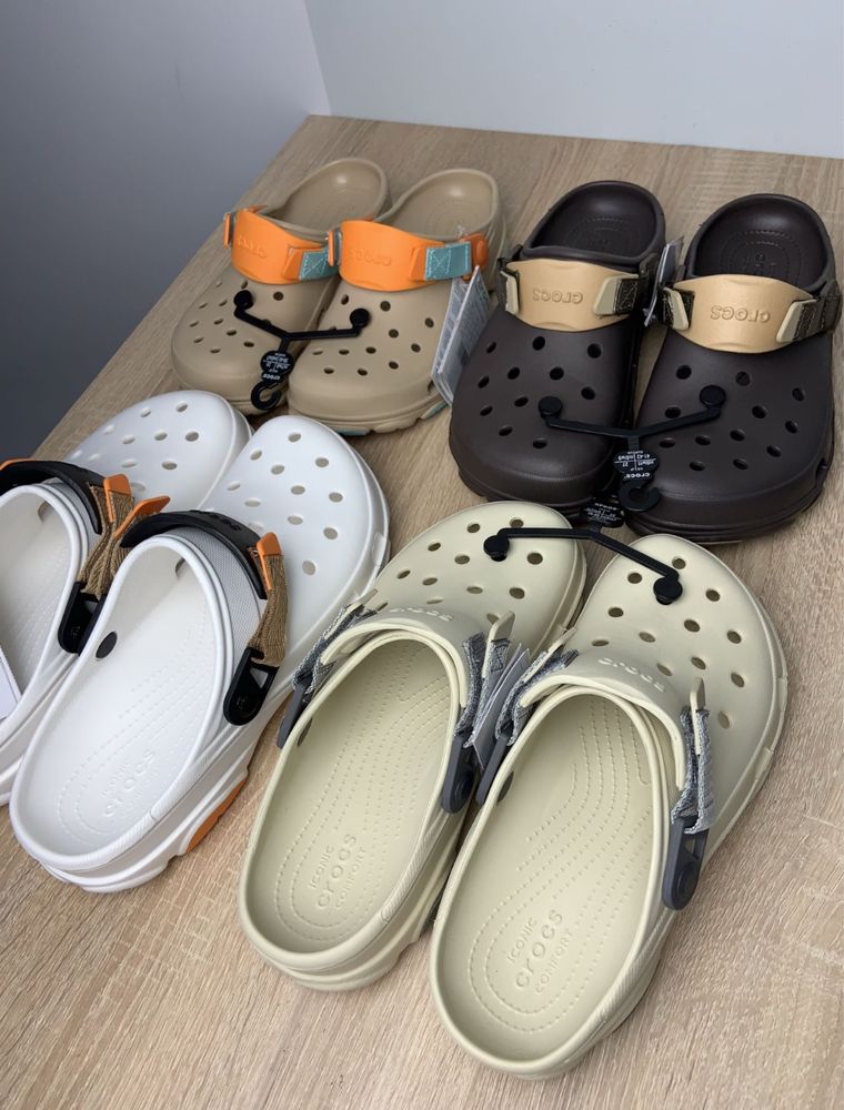 ОРИГІНАЛ Crocs All-Terrain всі розміри! 42 Чорні крокси, сірі крокси
