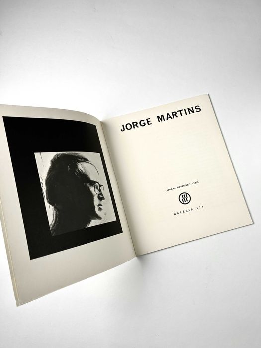 Catálogo de exposição Jorge Martins Galeria 111 de 1970