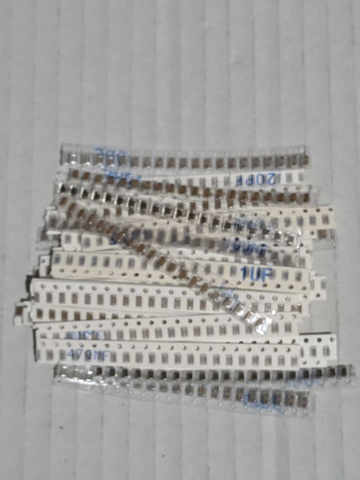 1200/320шт. Набір конденсаторів SMD 0402 0603  1206 16 номінал по 20 ш