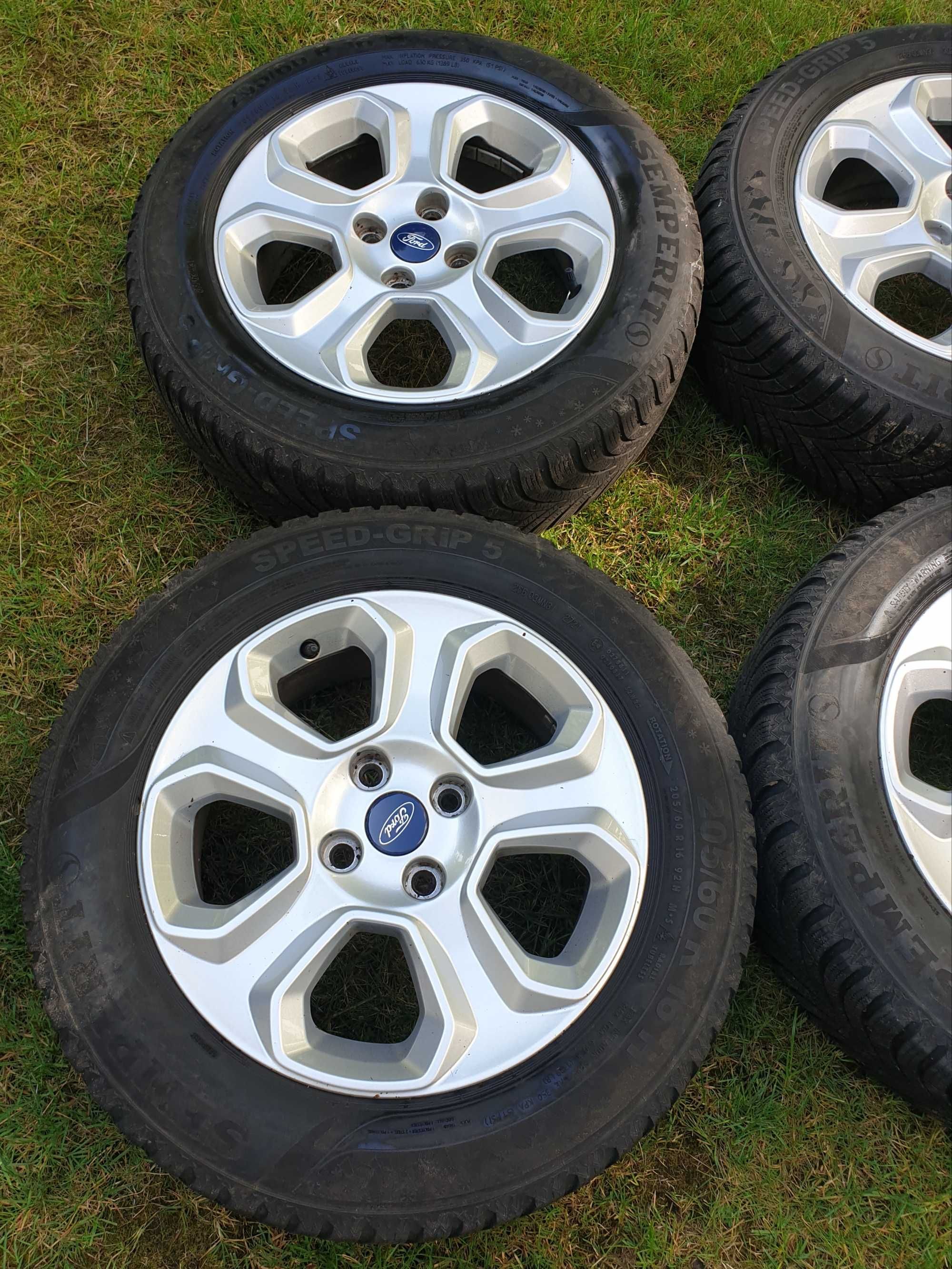 Felgi alufelgi koła Ford 4x108 z oponami 205/60 16R