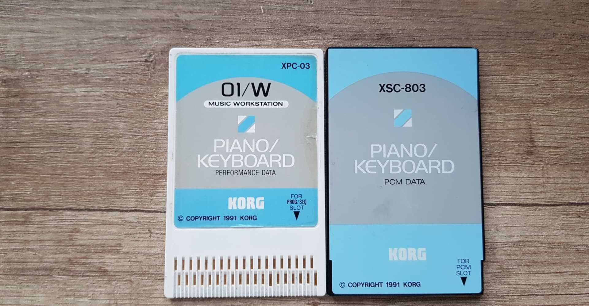 Karta do Korg 01/W XPC-03 + XCS-803 oraz do Korg 01/WFD