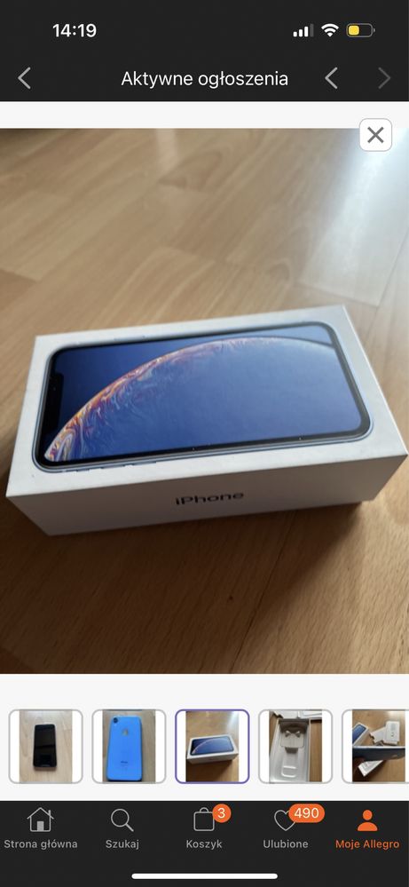 iPhone XR 64Gb niebieski