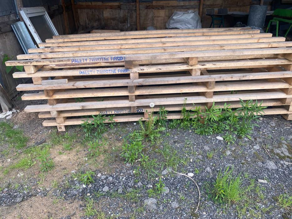 Palety drewniane 80x120cm suche na meble ogrodowe itp.