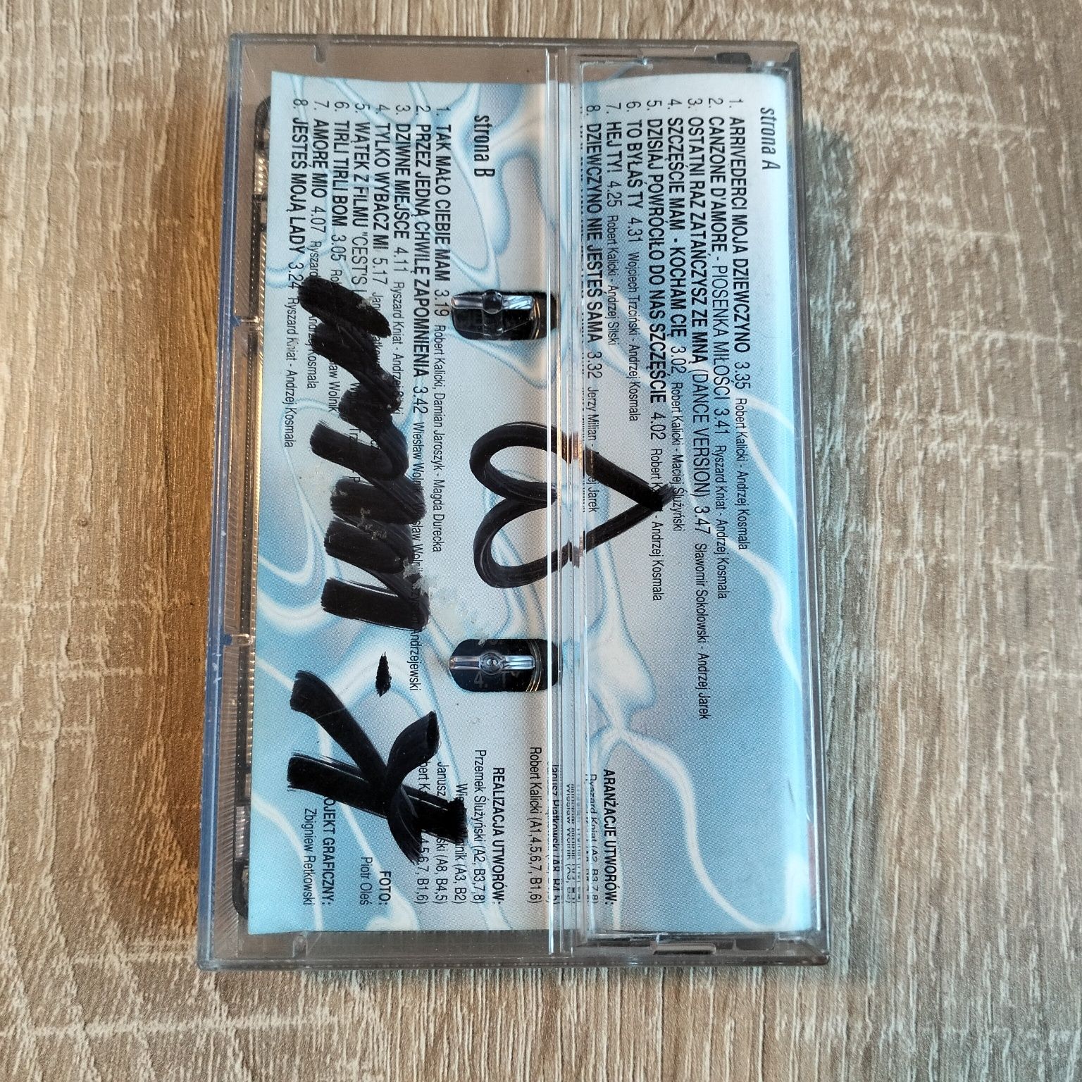Kaseta magnetofonowa Krzysztof Krawczyk z autografem unikat