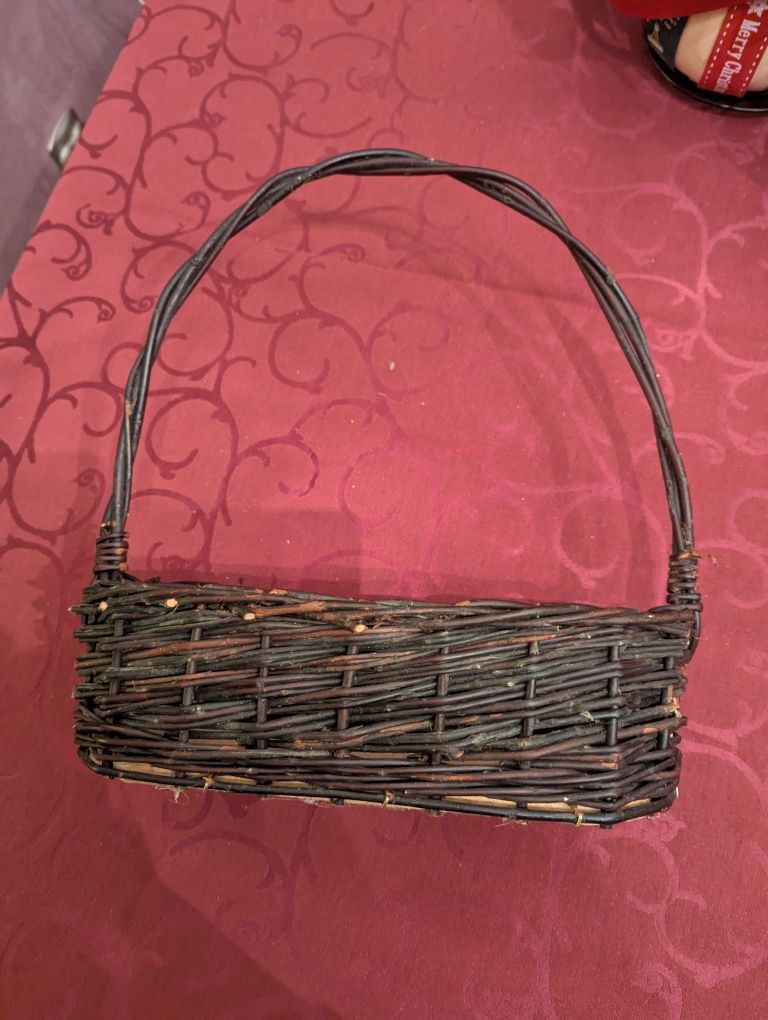 Koszyk z brzozowych witek hand made
