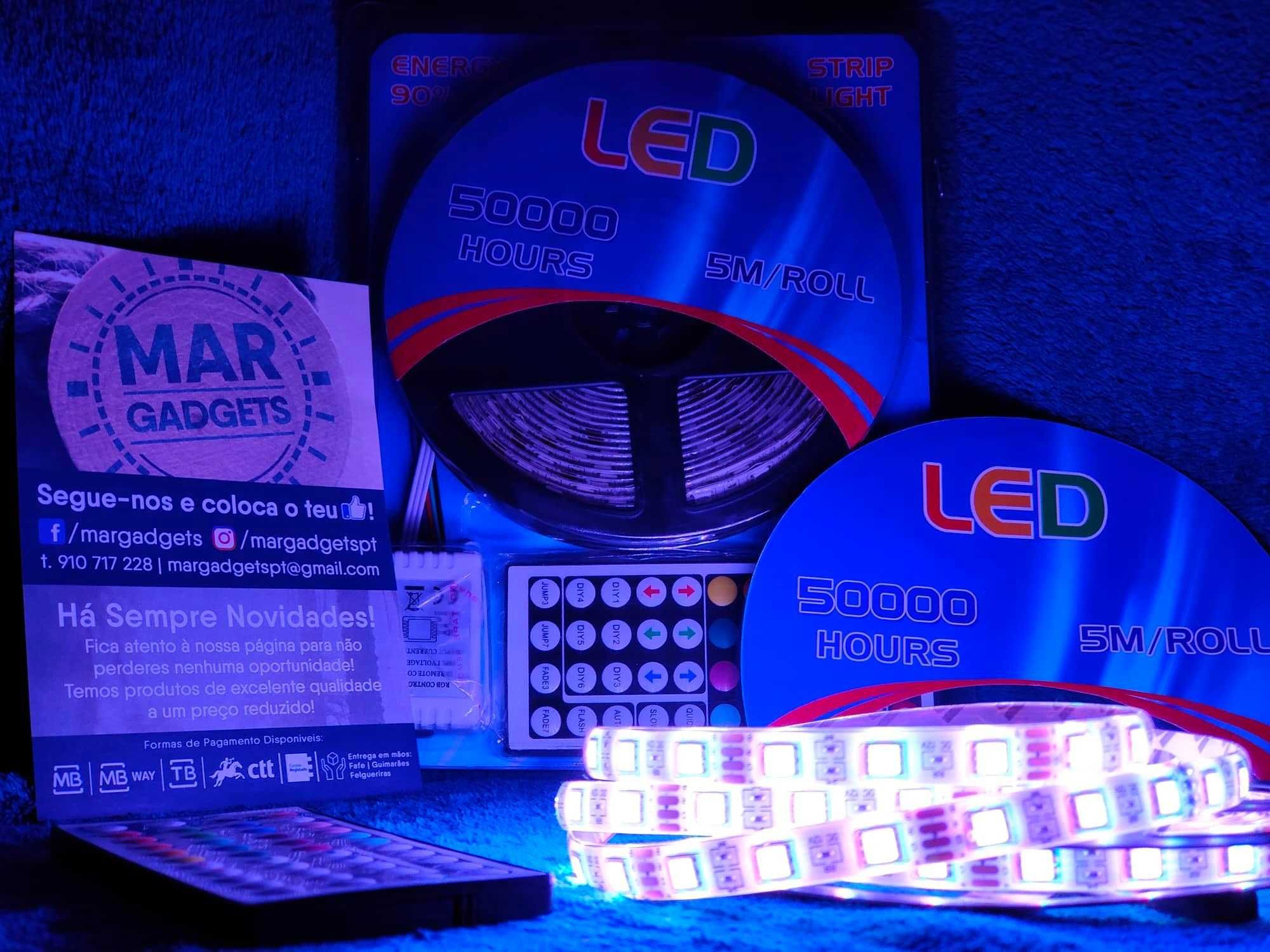 Fita Led 5 metros RGBW de ALTA QUALIDADE!!! C/Comando!!