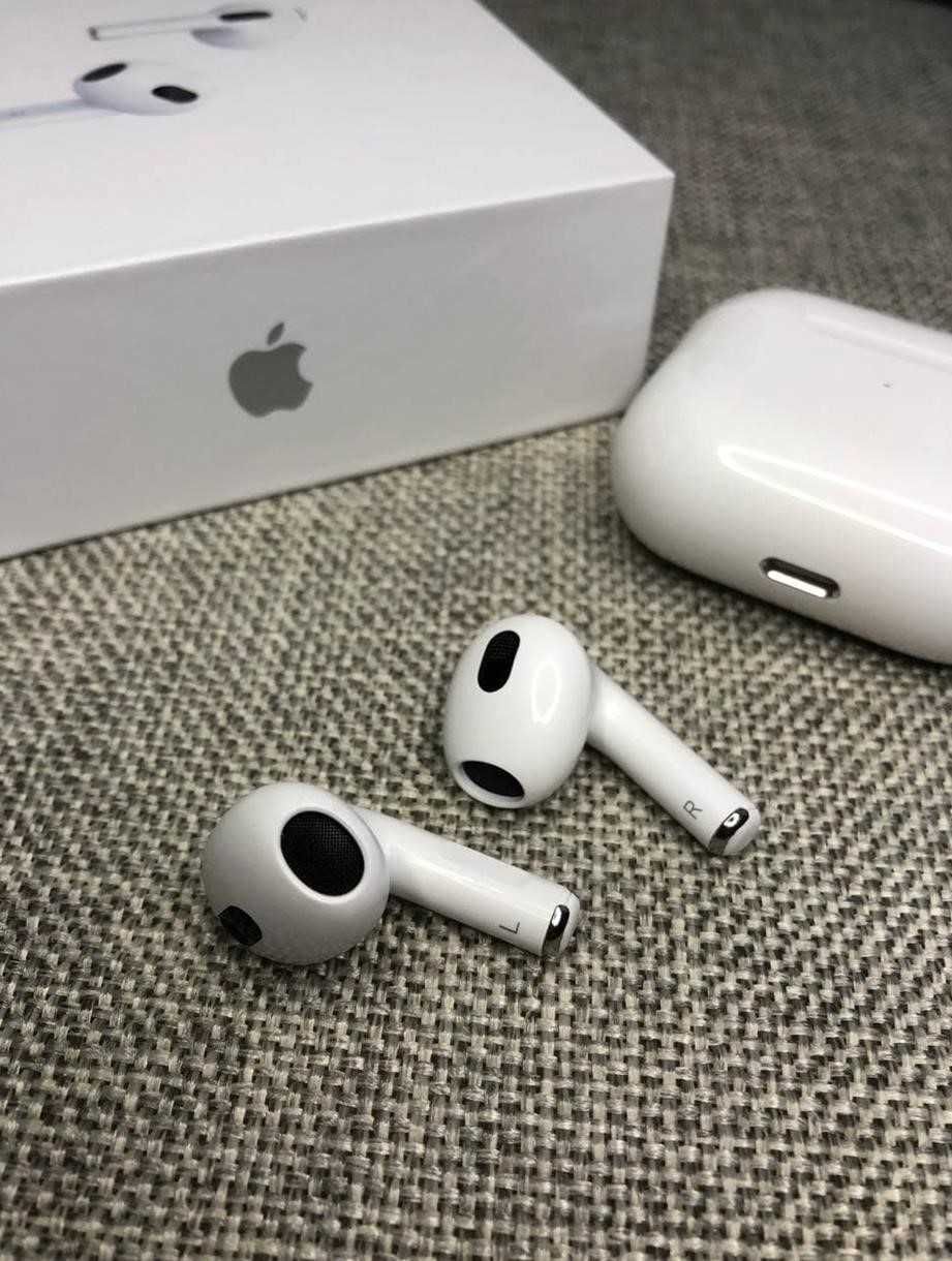 Apple AirPods 3 Оригінал 1 в 1. Чистий звук ЛЮКС + якісний мікрофон