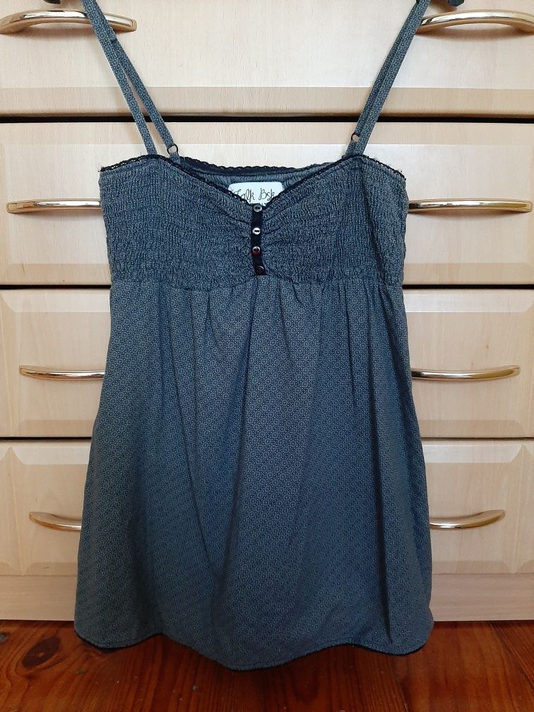 Bershka top bluzeczka przewiewna śliczna r.xs/s 34